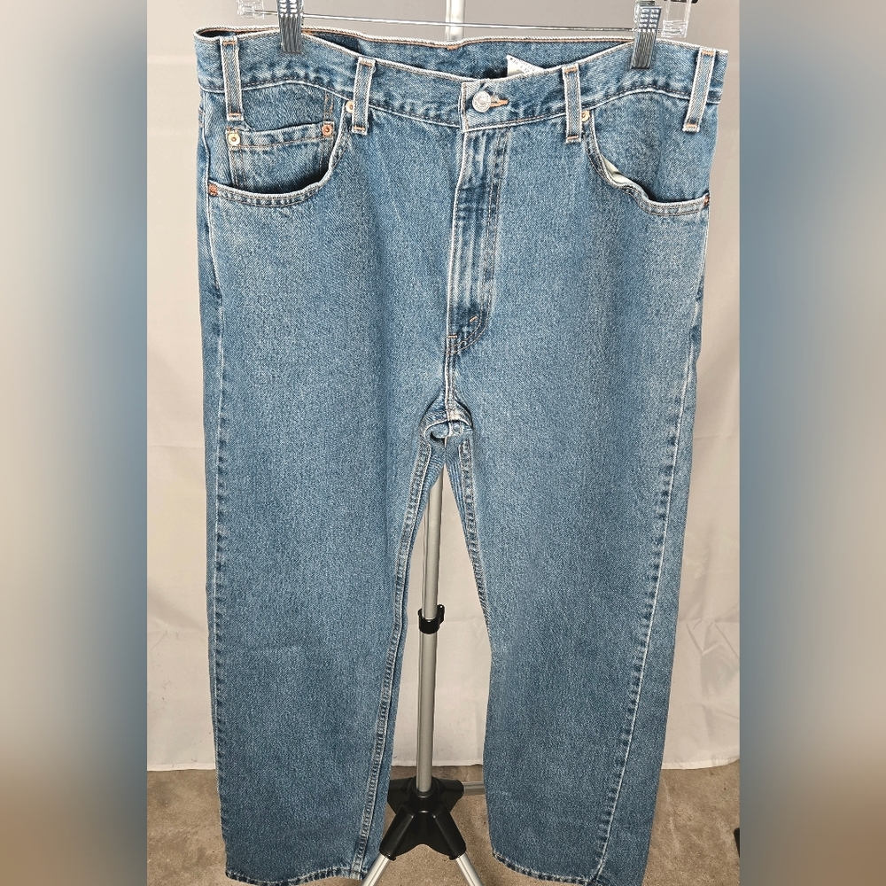 Vintage 90's Levi's 505 Made In USA Paper‎ Tag Straight Leg Jeans, 36x32